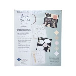 ELEGANT Creative Memories Paper Pack 10x12 Pastel Cream Neutrals NEW NWT